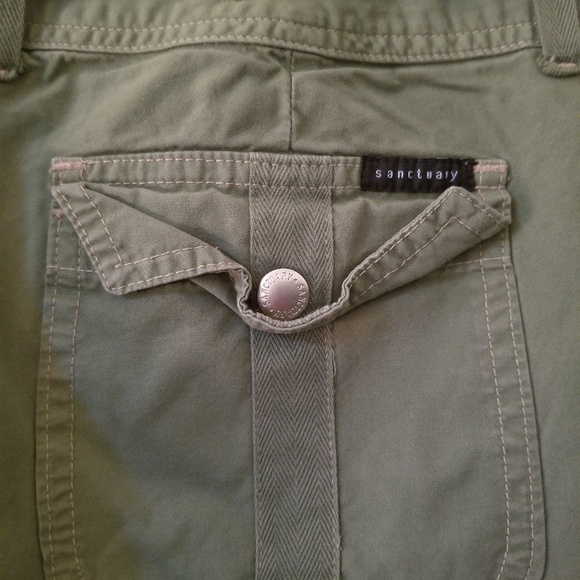 Anthropologie Sanctuary Pea Green Pants Small - Picture 3 of 5